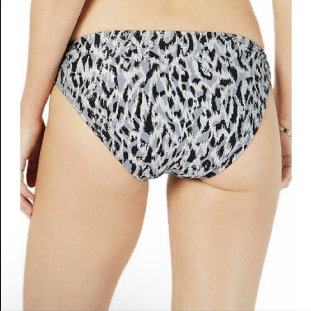 Michael Kors Silver Metallic Leopard Print Bikini - Picture 10 of 10